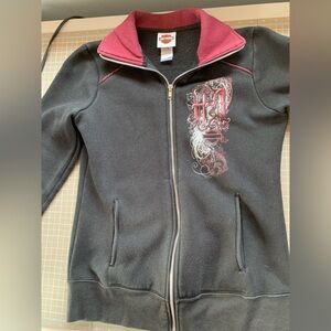 Much loved Harley Davidson sweatshirt/jacket
